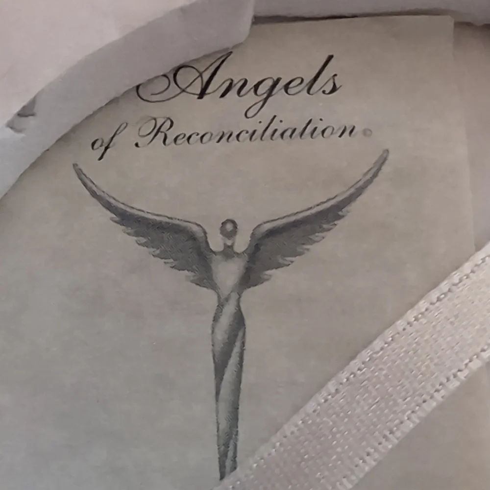 Angels Of Reconciliation Double Sided Compact Cosmetic Mirror. Catholic. NEW